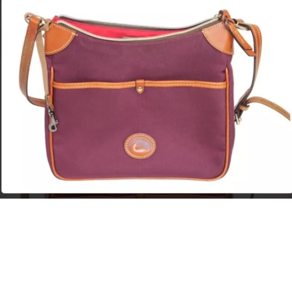 Dooney & Bourke violet Cross-Body Bag, 9x11x4